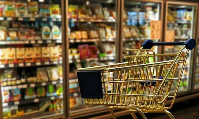 inside view of a supermarket in India