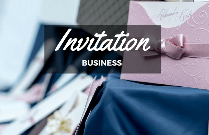 Custom invitation business plan