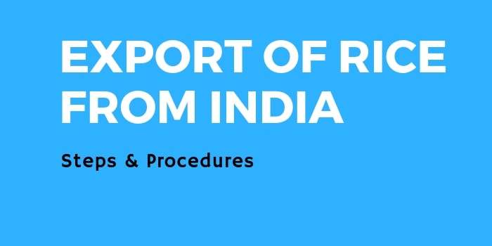 exporting rice india