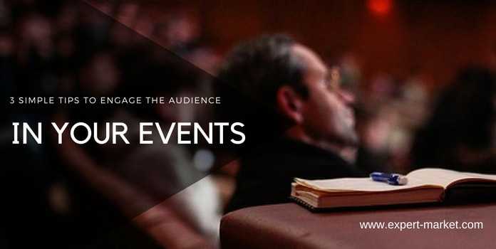 engage audience in an event