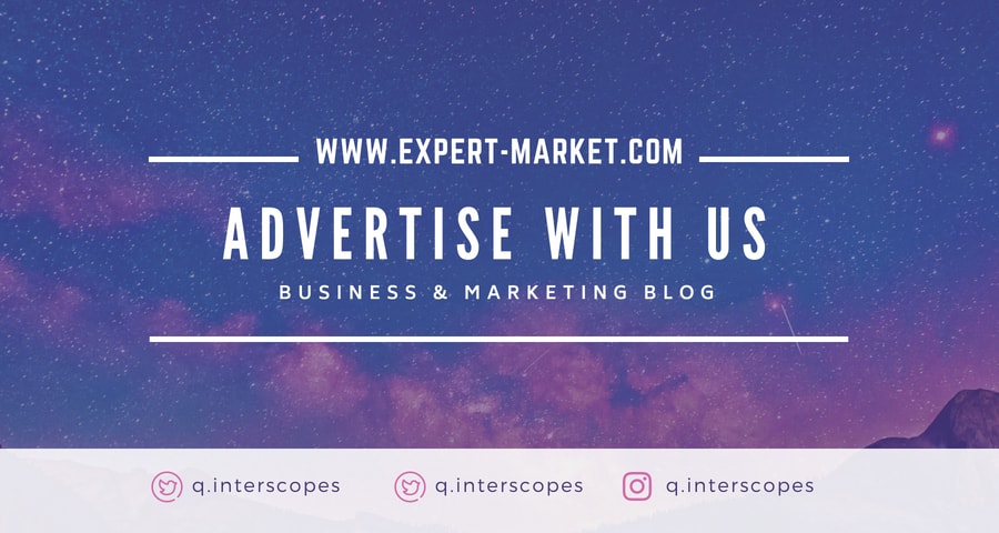 advertise on business and marketing blog